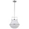 Nuvo Valdora 1-Light Pendant 14 in. Polished Nickel White Opal Glass 60/7873 - alternate 1